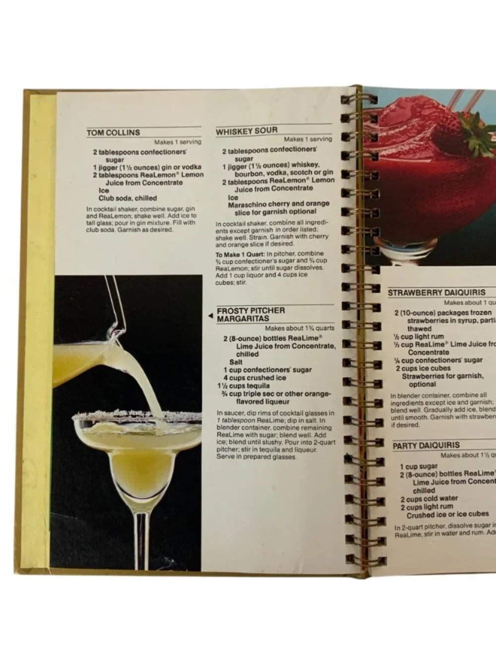 Realemon Recipe Collection Spiral-Bound Cookbook 50th Anniversary Edition 1984